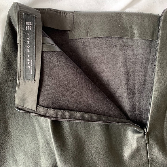 Zara Faux Leather Skirt - Picture 3 of 3